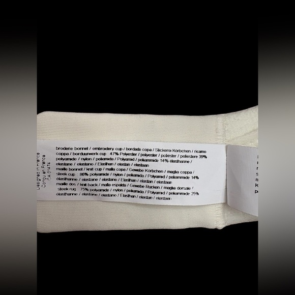 Chantelle Pont Neuf Lace Underwire Bra, Ivory, Size 38D 🫦 - Picture 10 of 11